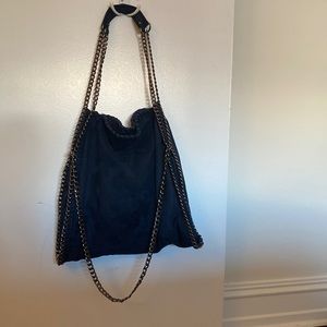 LIKE NEW BLUE SUEDE STEVE MADDEN TOTE